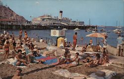 The Beach at Avalon Santa Catalina Island, CA Postcard Postcard Postcard