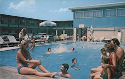 Bamboo Motel Garden City Beach, SC Postcard Postcard Postcard