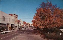 Union Square Downtown Business Section Postcard