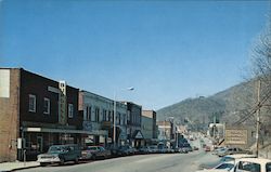 Looking West on King Street Postcard