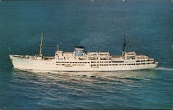 S.S. Ariadne, Eastern Steamship Corp, Cruises to the Caribbean Postcard
