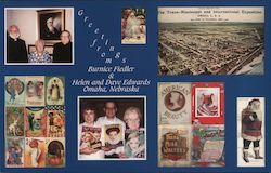 Burnice Fiedler Helen and Dave Edwards Omaha, NE Post Card Clubs & Collecting Postcard Postcard Postcard