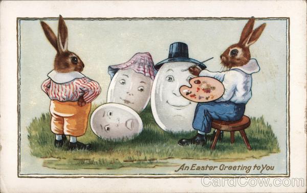 An Easter Greeting To You With Bunnies