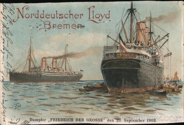 Norddeutscher Lloyd Bremen Boats, Ships