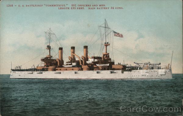 U.S. Battleship Connecticut Battleships