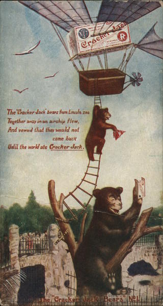 The Cracker Jack Bears No. 1- The Cracker Jack bears from Lincoln Zoo