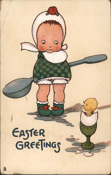 Easter Greetings With Children