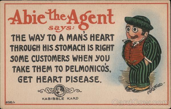 Heart Disease - Abie the Agent Comic, Funny