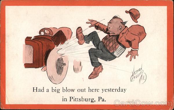 Had a big blow out here yesterday in Pittsburgh, Pa.