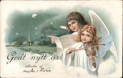 Godt Nytt Ar -Tillonskas of Master Maria Postcard