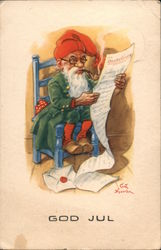 God Jul Postcard