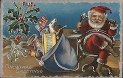 Christmas Greetings Postcard
