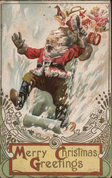 Merry Christmas Greetings Postcard