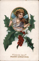 Wishing You a Merry Christmas Postcard