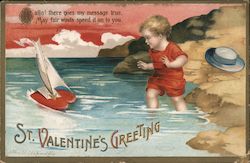 St. Valentine's Greeting Postcard