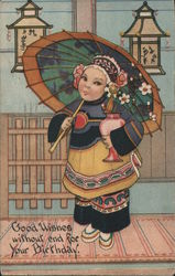 Good wishes without end for your birthday Postcard