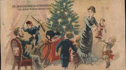 Family Christmas with Dr. Jackson's Root and Herb Cordial Advertising Trade Card Trade Card Trade Card