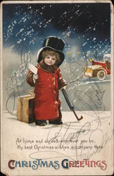 Christmas Greetings Postcard