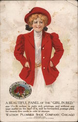 Red School House Shoes, Watson-Plummer Shoe Co. Chicago Advertising Postcard Postcard Postcard