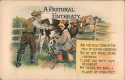 A Pastoral Entreaty Postcard