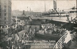 Orient Royal Mail Liner Boats, Ships Postcard Postcard Postcard
