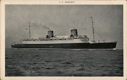 S.S. Bremen Postcard