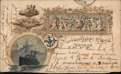 Norddeutscher Lloyd Bremen Postcard