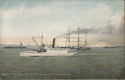 United States Worship Anchorage - San Francisco Bay Postcard