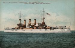 U.S. Battleship "Connecticut" Battleships Postcard Postcard Postcard