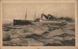 Norddeutscher Lloyd-Bremen Ship Postcard