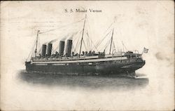 S.S. Mount Vernon Postcard