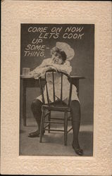 Come On Now Let's Cook Up Something Postcard