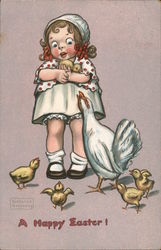 A Happy Easter With Children Katharine Gassaway Postcard Postcard Postcard