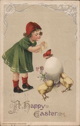 A Happy Easter Eggs Postcard Postcard Postcard