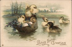 Loving Easter Greeting Postcard