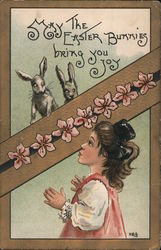 May the Easter bunnies bring you joy With Bunnies HBG Postcard Postcard Postcard