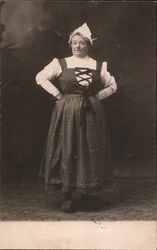 Photograph of Dutch Woman Postcard
