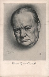 Winston Spencer Churchill Postcard