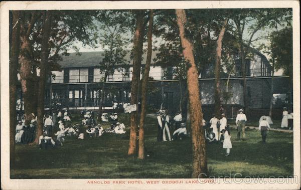 Arnolds Park Hotel, West Okoboji Lake Iowa