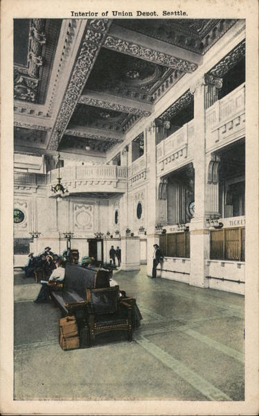 Interior of Union Depot Seattle Washington