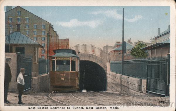 East Boston entrance to tunnel Massachusetts