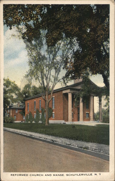 Reformed Church and Manse Schuylerville New York