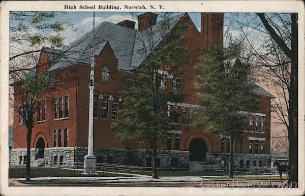 High School Building Norwich New York