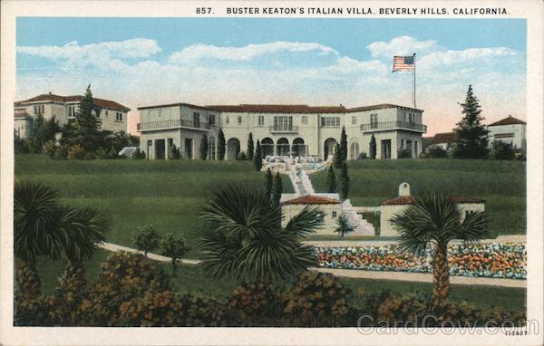 Buster Keaton's Italian Villa Beverly Hills California