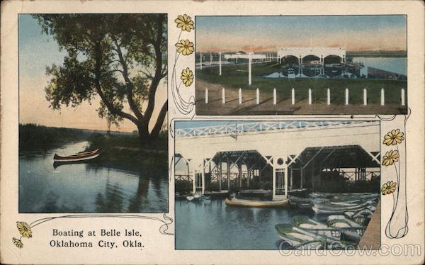 Boating at Belle Isle Oklahoma City