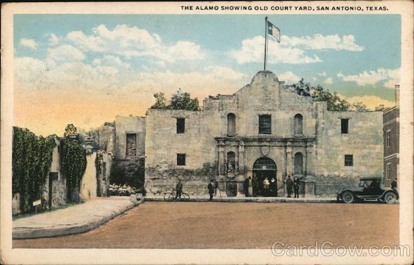 The Alamo showing Old Court Yard San Antonio Texas