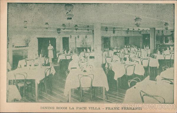 Dining Room La Pace Villa - Frank Ferranti Los Gatos California