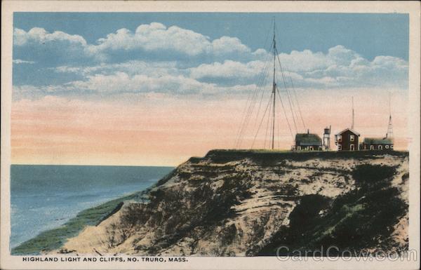 Highland Light and Cliffs, Marconi Wireless Station North Truro Massachusetts