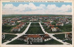 Aireview of Randolph Field, West Point of the Air Postcard