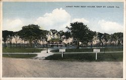 Jones Park Rest House East St. Louis, IL Postcard Postcard Postcard